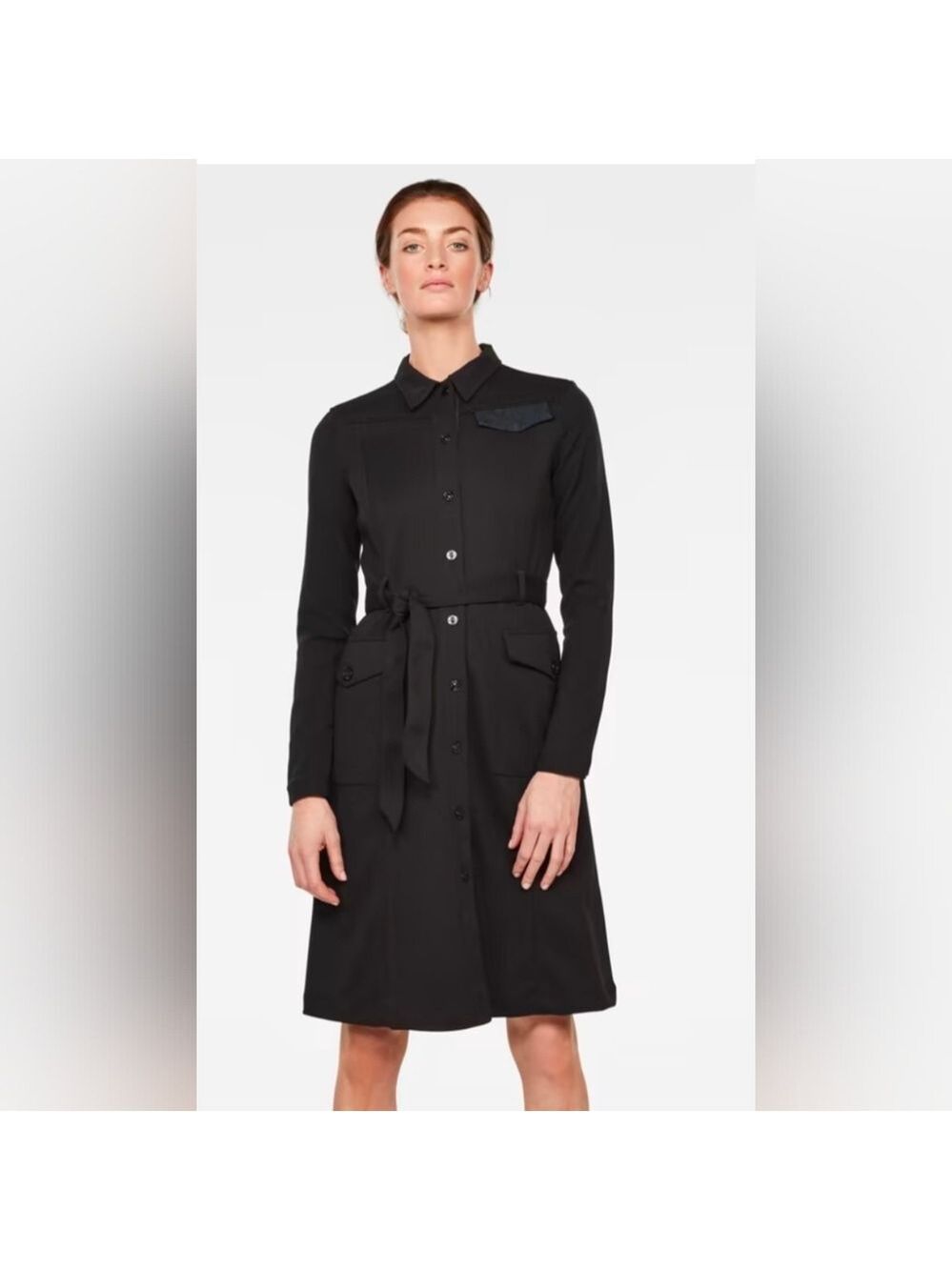G- Star Raw Black HA Army Dress Size Large